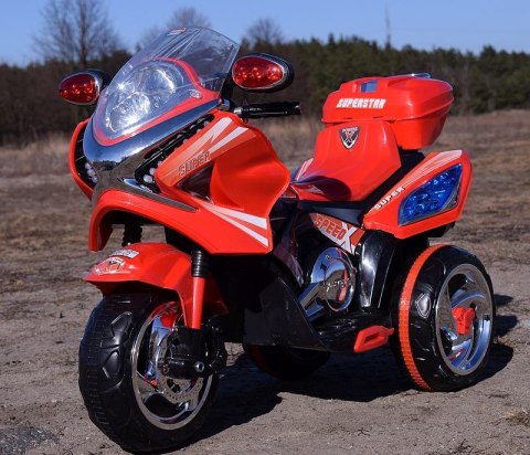 MOTOR ŚCIGACZ SUPERSTAR NEW DESIGN, DŹWIĘKI, ŚWIATŁA/WXE358D MOTOR ŚCIGACZ SUPERSTAR NEW DESIGN, DŹWIĘKI, ŚWIATŁA/WXE358D
