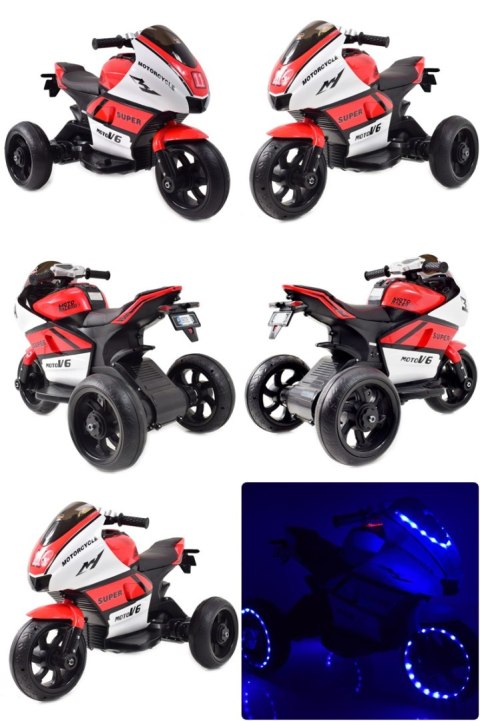 DUŻY MOTOR ŚCIGACZ STRONG 2 EXCLUSIVE, ŚWIECĄCE KOŁA, 3 KOŁOWY/HT5188 DUŻY MOTOR ŚCIGACZ STRONG 2 EXCLUSIVE, ŚWIECĄCE KOŁA, 3 KOŁOWY/HT5188
