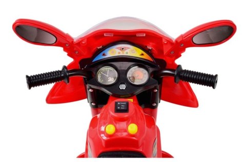 Motorek dla maluszka, dźwięki, światła, miękkie siedzenie/LL1188 Motorek dla maluszka, dźwięki, światła, miękkie siedzenie/LL1188