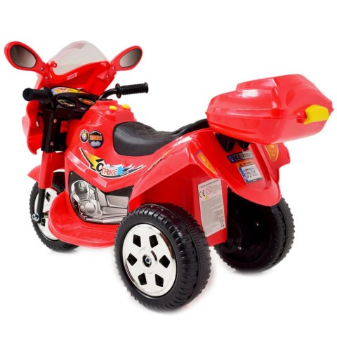 Motorek dla maluszka, dźwięki, światła, miękkie siedzenie/LL1188 Motorek dla maluszka, dźwięki, światła, miękkie siedzenie/LL1188