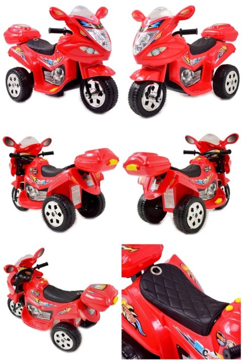 Motorek dla maluszka, dźwięki, światła, miękkie siedzenie/LL1188 Motorek dla maluszka, dźwięki, światła, miękkie siedzenie/LL1188