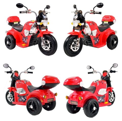 MOTOR CHOPPER SPORT Z KUFERKIEM, KOGUTEM I DŹWIĘKAMI/X818 MOTOR CHOPPER SPORT Z KUFERKIEM, KOGUTEM I DŹWIĘKAMI/X818