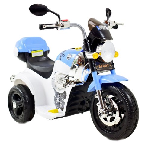 MOTOR CHOPPER SPORT Z KUFERKIEM, KOGUTEM I DŹWIĘKAMI/X818 MOTOR CHOPPER SPORT Z KUFERKIEM, KOGUTEM I DŹWIĘKAMI/X818