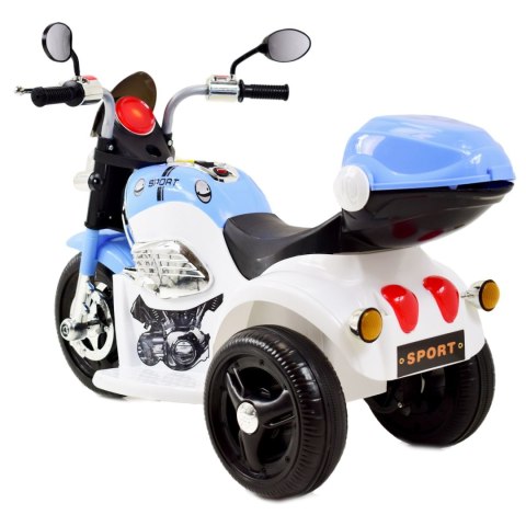MOTOR CHOPPER SPORT Z KUFERKIEM, KOGUTEM I DŹWIĘKAMI/X818 MOTOR CHOPPER SPORT Z KUFERKIEM, KOGUTEM I DŹWIĘKAMI/X818