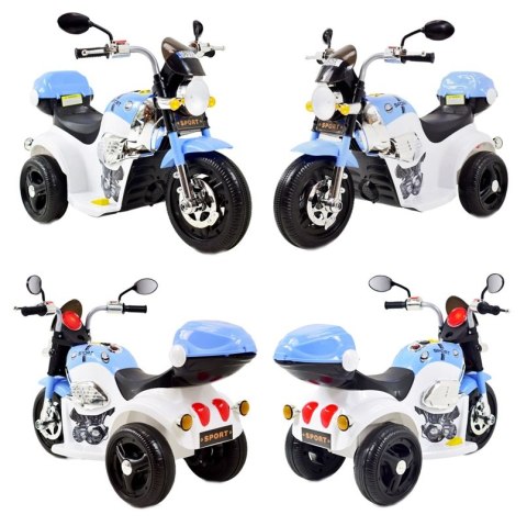 MOTOR CHOPPER SPORT Z KUFERKIEM, KOGUTEM I DŹWIĘKAMI/X818 MOTOR CHOPPER SPORT Z KUFERKIEM, KOGUTEM I DŹWIĘKAMI/X818