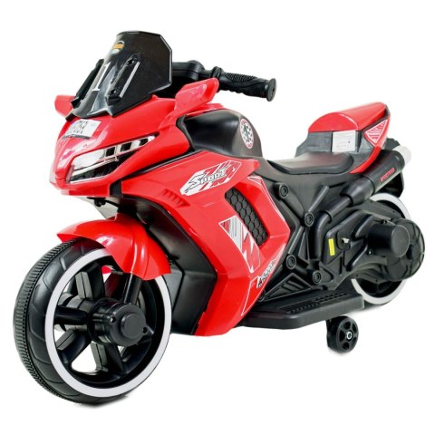 MOTOR ŚCIGACZ SPORT 1 Z OPARCIEM, ŚWIECĄCE KOŁA/, DWA SILNIKI/DM1600 MOTOR ŚCIGACZ SPORT 1 Z OPARCIEM, ŚWIECĄCE KOŁA/, DWA SILNIKI/DM1600
