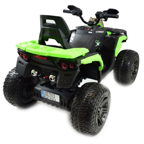MEGA WIELKI QUAD MAVERICK Z NAPĘDEM 4X4, AMORTYZATORY, MIĘKKIE KOŁA, GAZ W MANETCE, HAMULEC/BBH3588 MEGA WIELKI QUAD MAVERICK Z NAPĘDEM 4X4, AMORTYZATORY, MIĘKKIE KOŁA, GAZ W MANETCE, HAMULEC/BBH3588