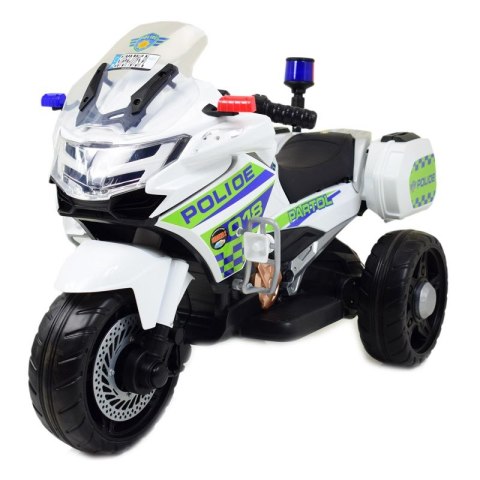 SZYBKI MOTOR POLICYJNY Z KOGUTEM, MIĘKKIE KOŁA, DŹWIĘKI, DWA SILNIKI, PILOT/NT5188 SZYBKI MOTOR POLICYJNY Z KOGUTEM, MIĘKKIE KOŁA, DŹWIĘKI, DWA SILNIKI, PILOT/NT5188