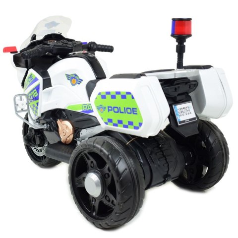 SZYBKI MOTOR POLICYJNY Z KOGUTEM, MIĘKKIE KOŁA, DŹWIĘKI, DWA SILNIKI, PILOT/NT5188 SZYBKI MOTOR POLICYJNY Z KOGUTEM, MIĘKKIE KOŁA, DŹWIĘKI, DWA SILNIKI, PILOT/NT5188