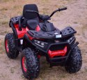 MEGA WIELKI QUAD, AMORTYZATORY, MIĘKKIE KOŁA, PILOT, WOLNY START, 4X4 /XMX607