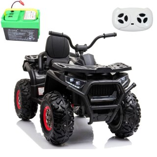 MEGA WIELKI QUAD, AMORTYZATORY, MIĘKKIE KOŁA, PILOT, WOLNY START, 4x4 /XMX607