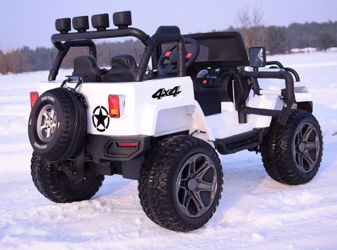 MEGA JEEP 4X4 Z REDUKTOREM NAPĘDU EXCLUSIVE, WOLNY START,MIĘKKIE KOŁA, 2x12V 10 Ah/WXE1688 MEGA JEEP 4X4 Z REDUKTOREM NAPĘDU EXCLUSIVE, WOLNY START,MIĘKKIE KOŁA, 2x12V 10 Ah/WXE1688