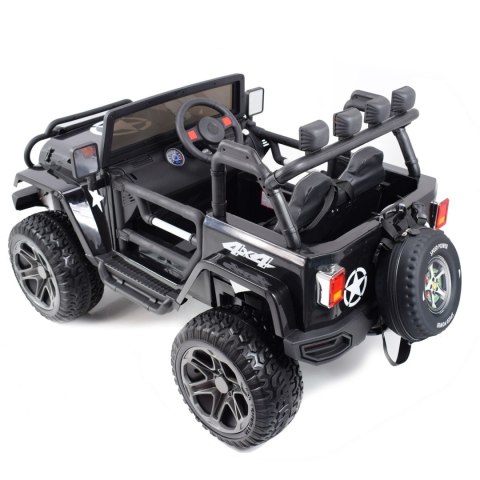 MEGA JEEP 4X4 Z REDUKTOREM NAPĘDU EXCLUSIVE, WOLNY START,MIĘKKIE KOŁA, 2x12V 10 Ah/WXE1688 MEGA JEEP 4X4 Z REDUKTOREM NAPĘDU EXCLUSIVE, WOLNY START,MIĘKKIE KOŁA, 2x12V 10 Ah/WXE1688