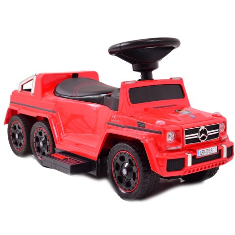 JEŹDZIK NA AKUMULATOR, PCHACZ, ODPYCHACZ MERCEDES G 63 AMG 6X6, MIĘKKIE KOŁA DASZEK , STEROWANIE RĄCZKĄ/1838 LONG JEŹDZIK NA AKUMULATOR, PCHACZ, ODPYCHACZ MERCEDES G 63 AMG 6X6, MIĘKKIE KOŁA DASZEK , STEROWANIE RĄCZKĄ/1838 LONG