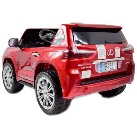 LEXUS LX-570 LAKIER, MP4, MIĘKKIE KOŁA, MIĘKKIE SIEDZENIE, PEŁNA OPCJA 2X12V/LX570 LEXUS LX-570 LAKIER, MP4, MIĘKKIE KOŁA, MIĘKKIE SIEDZENIE, PEŁNA OPCJA 2X12V/LX570