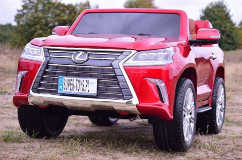 LEXUS LX-570 LAKIER, MP4, MIĘKKIE KOŁA, MIĘKKIE SIEDZENIE, PEŁNA OPCJA 2X12V/LX570 LEXUS LX-570 LAKIER, MP4, MIĘKKIE KOŁA, MIĘKKIE SIEDZENIE, PEŁNA OPCJA 2X12V/LX570