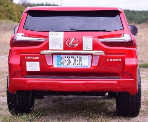 LEXUS LX-570 LAKIER, MP4, MIĘKKIE KOŁA, MIĘKKIE SIEDZENIE, PEŁNA OPCJA 2X12V/LX570 LEXUS LX-570 LAKIER, MP4, MIĘKKIE KOŁA, MIĘKKIE SIEDZENIE, PEŁNA OPCJA 2X12V/LX570