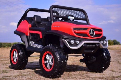 MERCEDES BENZ UNIMOG 4X4,12V14AH, AMORTYZATORY, MIĘKKIE KOŁA, MP4, SUPER OPCJA/UNIMOG MERCEDES BENZ UNIMOG 4X4,12V14AH, AMORTYZATORY, MIĘKKIE KOŁA, MP4, SUPER OPCJA/UNIMOG