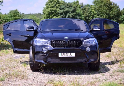 ORYGINALNE BMW X6M 2 OSOBOWE 2x120 WAT - W NAJLEPSZEJ WERSJI, MIĘKKIE SIEDZENIE, PILOT 2.4 GHZ, LAKIER/ 2168 ORYGINALNE BMW X6M 2 OSOBOWE 2x120 WAT - W NAJLEPSZEJ WERSJI, MIĘKKIE SIEDZENIE, PILOT 2.4 GHZ, LAKIER/ 2168