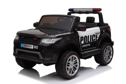 JEEP POLICJA 4X4, 2x12V Z AMORTYZATORAMI, PILOT, REDUKTOR/ XMX-601 JEEP POLICJA 4X4, 2x12V Z AMORTYZATORAMI, PILOT, REDUKTOR/ XMX-601