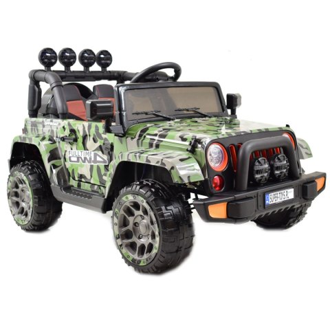 MEGA JEEP FULLTIME, NAPĘD 4X4, 1X12V ,WOLNY START/ MIĘKKIE KOŁA, FUNKCJA BUJANIA EXCLUSIVE LAKIER/7588 MEGA JEEP FULLTIME, NAPĘD 4X4, 1X12V ,WOLNY START/ MIĘKKIE KOŁA, FUNKCJA BUJANIA EXCLUSIVE LAKIER/7588