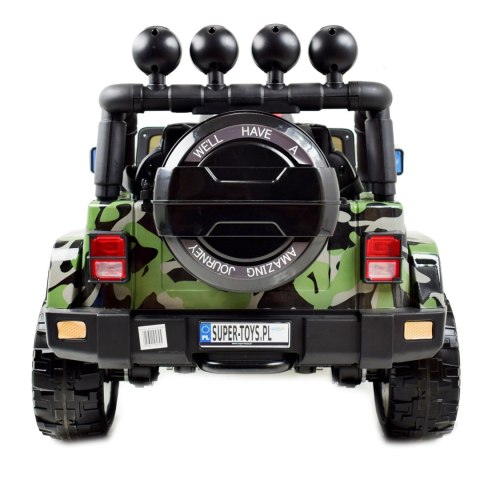 MEGA JEEP FULLTIME, NAPĘD 4X4, 1X12V ,WOLNY START/ MIĘKKIE KOŁA, FUNKCJA BUJANIA EXCLUSIVE LAKIER/7588 MEGA JEEP FULLTIME, NAPĘD 4X4, 1X12V ,WOLNY START/ MIĘKKIE KOŁA, FUNKCJA BUJANIA EXCLUSIVE LAKIER/7588