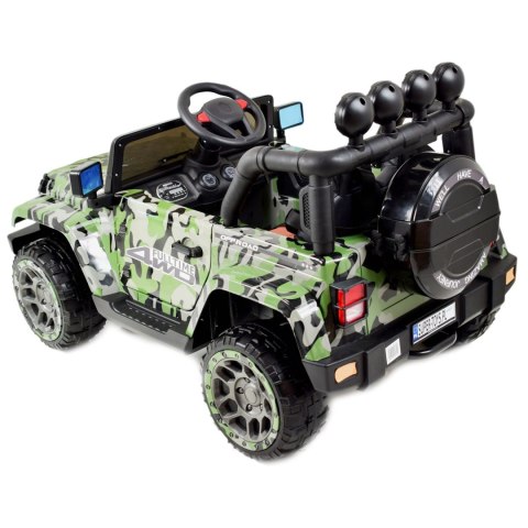 MEGA JEEP FULLTIME, NAPĘD 4X4, 1X12V ,WOLNY START/ MIĘKKIE KOŁA, FUNKCJA BUJANIA EXCLUSIVE LAKIER/7588 MEGA JEEP FULLTIME, NAPĘD 4X4, 1X12V ,WOLNY START/ MIĘKKIE KOŁA, FUNKCJA BUJANIA EXCLUSIVE LAKIER/7588