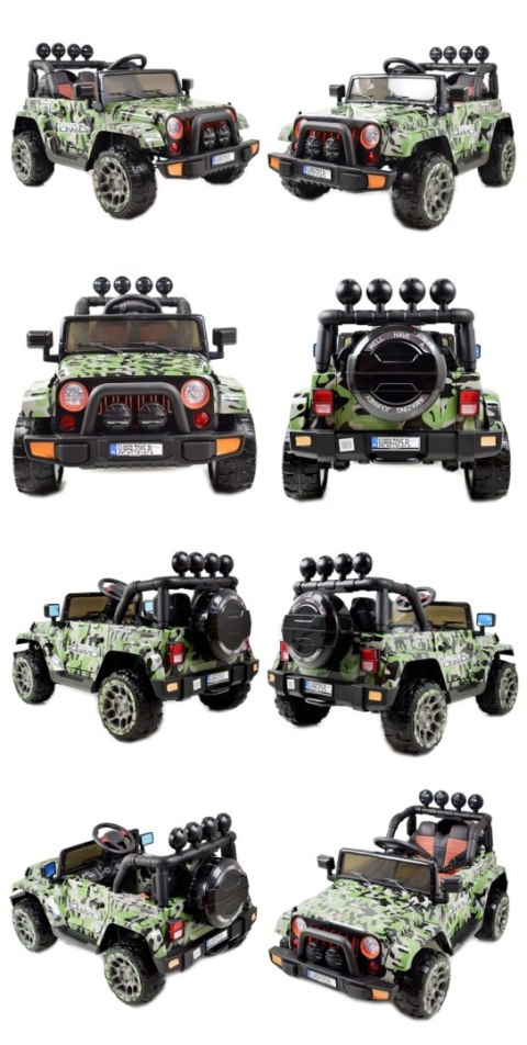 MEGA JEEP FULLTIME, NAPĘD 4X4, 1X12V ,WOLNY START/ MIĘKKIE KOŁA, FUNKCJA BUJANIA EXCLUSIVE LAKIER/7588 MEGA JEEP FULLTIME, NAPĘD 4X4, 1X12V ,WOLNY START/ MIĘKKIE KOŁA, FUNKCJA BUJANIA EXCLUSIVE LAKIER/7588