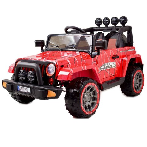 MEGA JEEP FULLTIME, NAPĘD 4X4, 1X12V ,WOLNY START/ MIĘKKIE KOŁA, FUNKCJA BUJANIA EXCLUSIVE LAKIER/7588 MEGA JEEP FULLTIME, NAPĘD 4X4, 1X12V ,WOLNY START/ MIĘKKIE KOŁA, FUNKCJA BUJANIA EXCLUSIVE LAKIER/7588