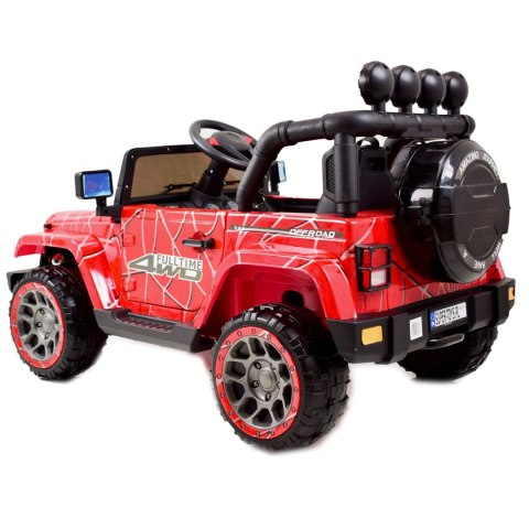 MEGA JEEP FULLTIME, NAPĘD 4X4, 1X12V ,WOLNY START/ MIĘKKIE KOŁA, FUNKCJA BUJANIA EXCLUSIVE LAKIER/7588 MEGA JEEP FULLTIME, NAPĘD 4X4, 1X12V ,WOLNY START/ MIĘKKIE KOŁA, FUNKCJA BUJANIA EXCLUSIVE LAKIER/7588