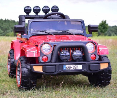 MEGA JEEP FULLTIME, NAPĘD 4X4, 1X12V ,WOLNY START/ MIĘKKIE KOŁA, FUNKCJA BUJANIA EXCLUSIVE LAKIER/7588 MEGA JEEP FULLTIME, NAPĘD 4X4, 1X12V ,WOLNY START/ MIĘKKIE KOŁA, FUNKCJA BUJANIA EXCLUSIVE LAKIER/7588