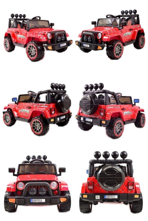 MEGA JEEP FULLTIME, NAPĘD 4X4, 1X12V ,WOLNY START/ MIĘKKIE KOŁA, FUNKCJA BUJANIA EXCLUSIVE LAKIER/7588 MEGA JEEP FULLTIME, NAPĘD 4X4, 1X12V ,WOLNY START/ MIĘKKIE KOŁA, FUNKCJA BUJANIA EXCLUSIVE LAKIER/7588