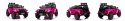 MEGA JEEP FULLTIME, NAPĘD 4X4, 1X12V ,WOLNY START/ MIĘKKIE KOŁA, FUNKCJA BUJANIAEXCLUSIVE/7588