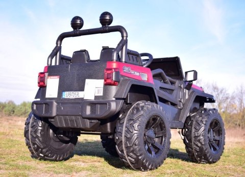 MEGA DŻIP OFF ROAD 4X4, MIĘKKIE KOŁA, MIĘKKIE SIEDZENIE, FUNKCJA BUJANIA, KLUCZYK, LAKIER/HC8988 MEGA DŻIP OFF ROAD 4X4, MIĘKKIE KOŁA, MIĘKKIE SIEDZENIE, FUNKCJA BUJANIA, KLUCZYK, LAKIER/HC8988