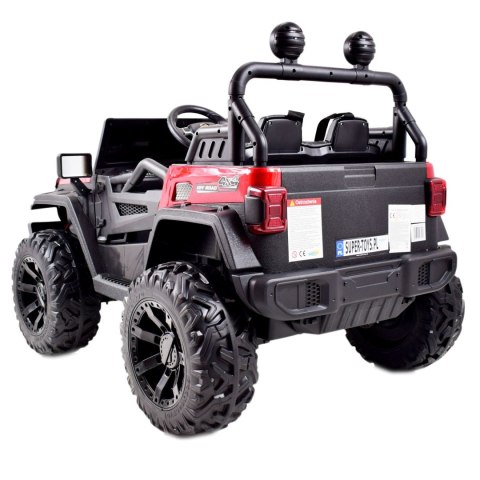 MEGA DŻIP OFF ROAD 4X4, MIĘKKIE KOŁA, MIĘKKIE SIEDZENIE, FUNKCJA BUJANIA, KLUCZYK, LAKIER/HC8988 MEGA DŻIP OFF ROAD 4X4, MIĘKKIE KOŁA, MIĘKKIE SIEDZENIE, FUNKCJA BUJANIA, KLUCZYK, LAKIER/HC8988