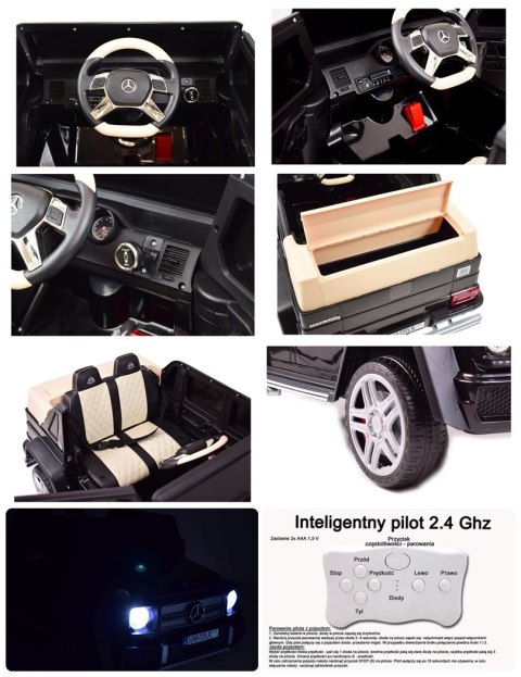 ORYGINALNY MERCEDES MAYBACH G650, MIĘKKIE SIEDZENIE, MIEKKIE KOŁA/A100 ORYGINALNY MERCEDES MAYBACH G650, MIĘKKIE SIEDZENIE, MIEKKIE KOŁA/A100