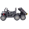 BUGGY 6 KOŁOWY DLA 2 DZIECI, ELEKTRYCZNA WYWROTKA, MIĘKKIE KOŁA, MIĘKKIE SIEDZENIE/XMX623B