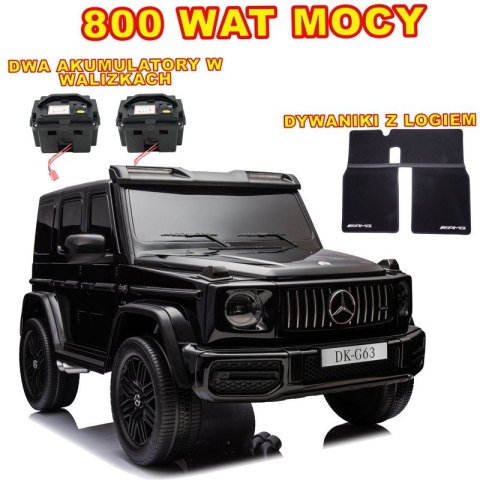 OLBRZYMI MERCEDES G63 NA AKUMULATOR 800 W,2X24V DYWANIKI,LAKIER /DKG63 OLBRZYMI MERCEDES G63 NA AKUMULATOR 800 W,2X24V DYWANIKI,LAKIER /DKG63