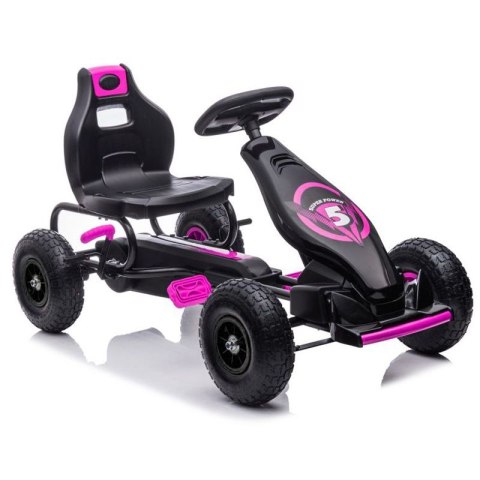 DUŻY GOKART NA PEDAŁY SUPER POWER 5, POMPOWANE KOŁA/G18 DUŻY GOKART NA PEDAŁY SUPER POWER 5, POMPOWANE KOŁA/G18