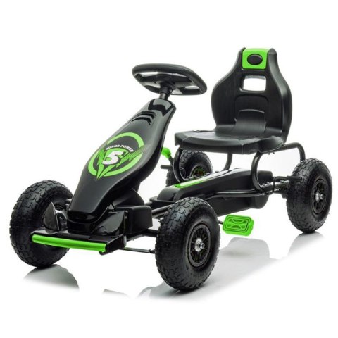 DUŻY GOKART NA PEDAŁY SUPER POWER 5, POMPOWANE KOŁA/G18 DUŻY GOKART NA PEDAŁY SUPER POWER 5, POMPOWANE KOŁA/G18