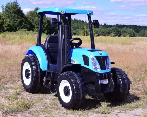 OLBRZYMI TRAKTOR NEW HOLLAND T7 NA AKUMULATOR Z PILOTEM 24 V, 400 W/A011-24 OLBRZYMI TRAKTOR NEW HOLLAND T7 NA AKUMULATOR Z PILOTEM 24 V, 400 W/A011-24