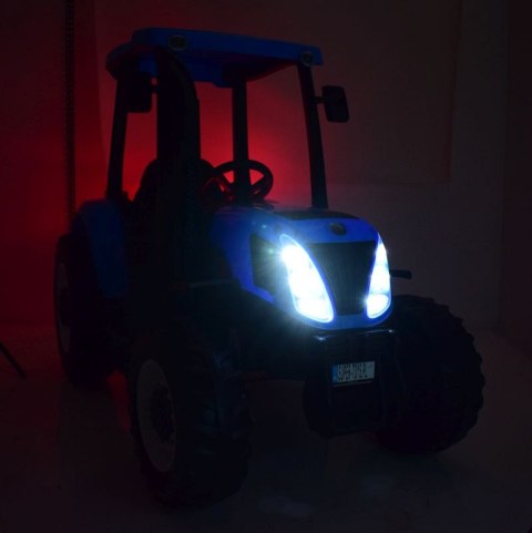 OLBRZYMI TRAKTOR NEW HOLLAND T7 NA AKUMULATOR Z PILOTEM 24 V, 400 W/A011-24 OLBRZYMI TRAKTOR NEW HOLLAND T7 NA AKUMULATOR Z PILOTEM 24 V, 400 W/A011-24
