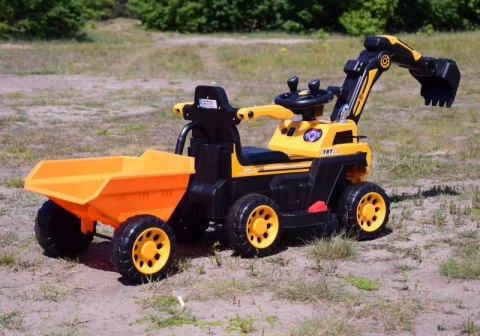 TRAKTOR, KOPARKA NA AKUMULATOR+PRZYCZEPA+PILOT /HRB106 TRAKTOR, KOPARKA NA AKUMULATOR+PRZYCZEPA+PILOT /HRB106