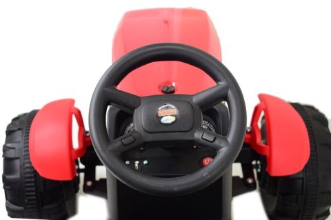 WIELKI TRAKTOR NA AKUMULATOR Z PRZYCZEPĄ "POWER 06", MIĘKKIE SIEDZENIE/WH-777 WIELKI TRAKTOR NA AKUMULATOR Z PRZYCZEPĄ "POWER 06", MIĘKKIE SIEDZENIE/WH-777