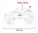 Auto terenowe OFF-ROAD 3.0 dla dzieci Czerwony + Pilot + Wolny Start + Pasy + Audio LED