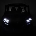 Buggy SuperStar dla dzieci Biały + MP4 + Napęd 4x4 + Pilot + Bagażnik + LED + Blokada drzwi
