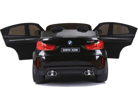Auto Na Akumulator BMW X6M Czarne Dwuosobowy Fotel Auto Na Akumulator BMW X6M Czarne Dwuosobowy Fotel