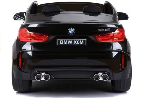 Auto Na Akumulator BMW X6M Czarne Dwuosobowy Fotel Auto Na Akumulator BMW X6M Czarne Dwuosobowy Fotel