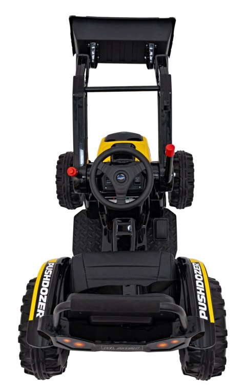 Koparka Traktor na akumulator dla dzieci Żółty + Ruchome Ramię Łyżka + Pilot + Wolny Start + Radio FM + LED