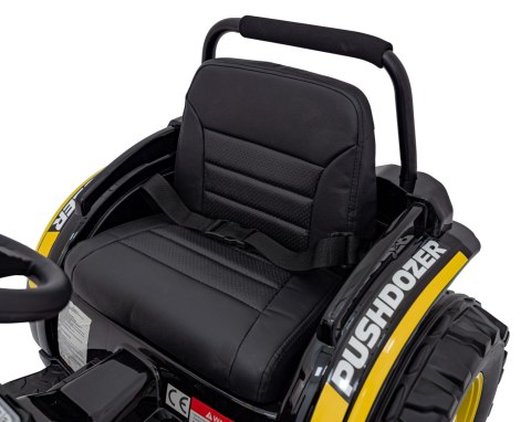 Koparka Traktor na akumulator dla dzieci Żółty + Ruchome Ramię Łyżka + Pilot + Wolny Start + Radio FM + LED